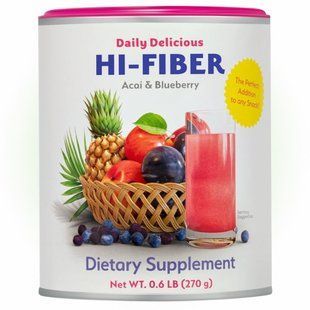 Дейлі Делішес Хай-Файбер зі смаком асаї та чорниці Корал Клаб | Daily Delicious Hi-Fiber Acai & Blueberry Coral Club 2103 фото