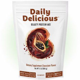 Дейлі Делішес Бьюті Шейк Шоколад, 500 г / 20 порцій Корал Клаб | Daily Delicious Beauty Shake Coral Club 2117 фото